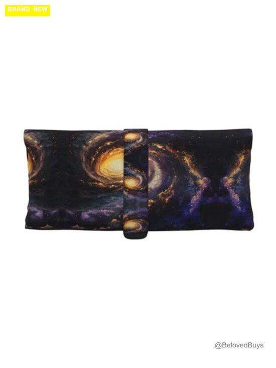 Galaxy Leather Eyeglass Case Sunglass Pouch Soft Microfiber PU main image 7